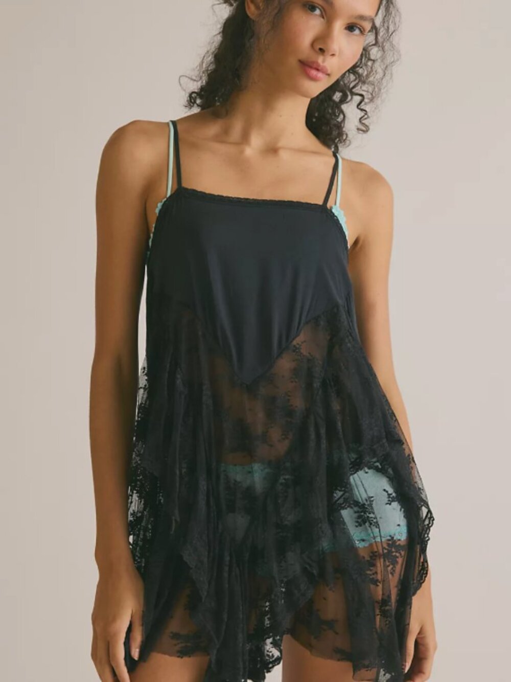Free People Sunday Slip Mini Dress